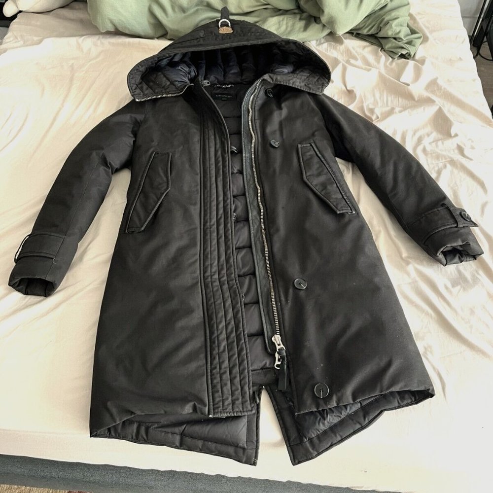 Mackage Villa Parka Black size XS
